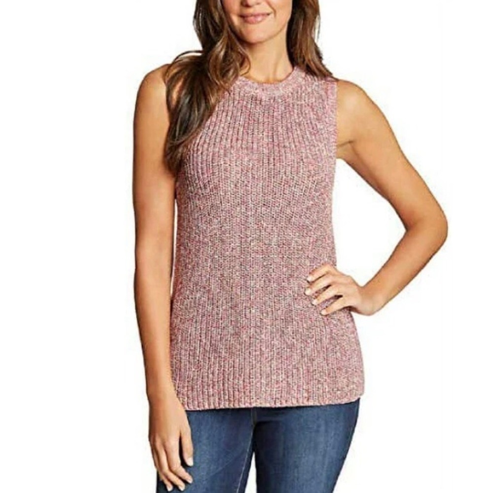 NWT Ella Moss Gardenia Knit Multicolor‎ Sleeveless Sweater M
